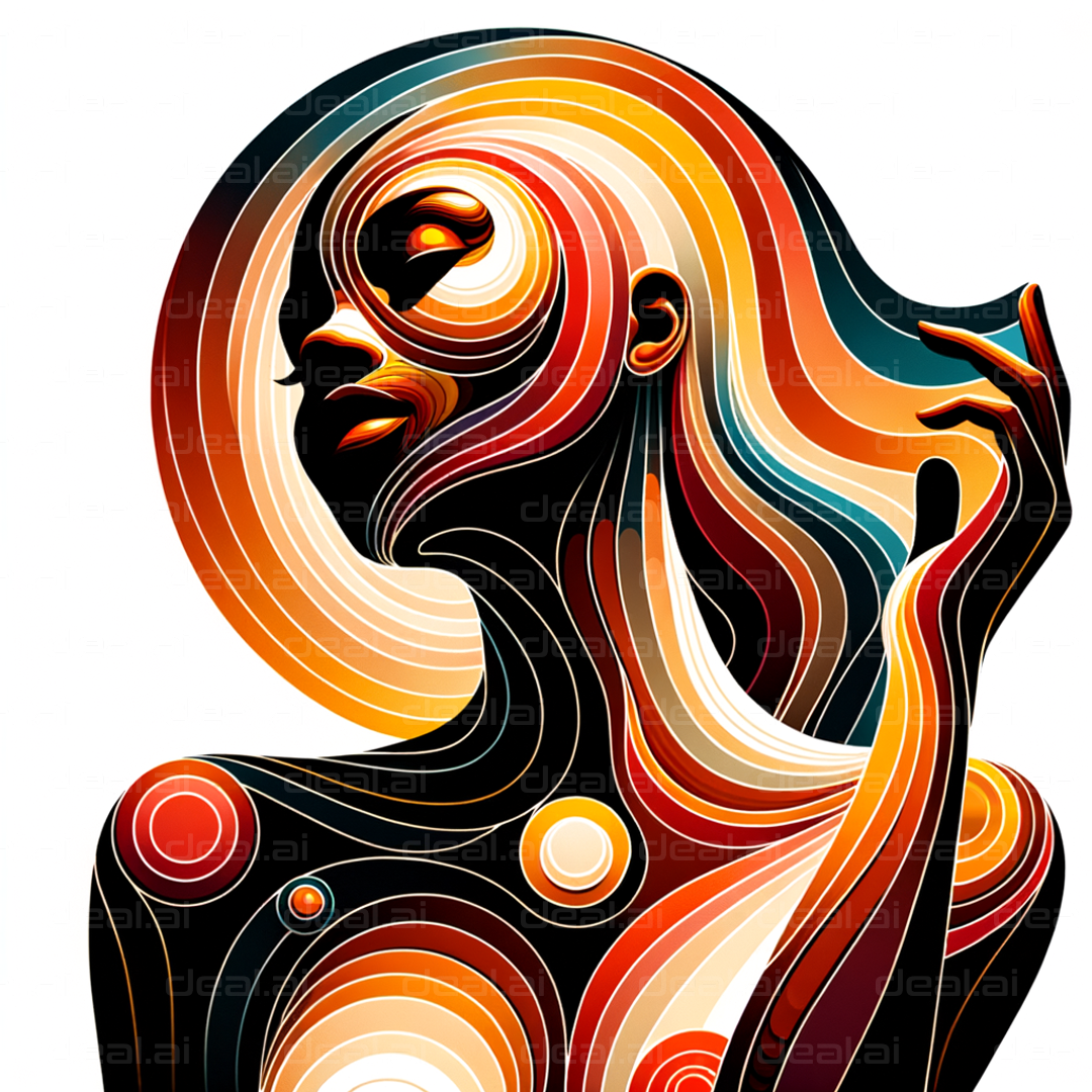 Colorful Abstract Portrait Artistry