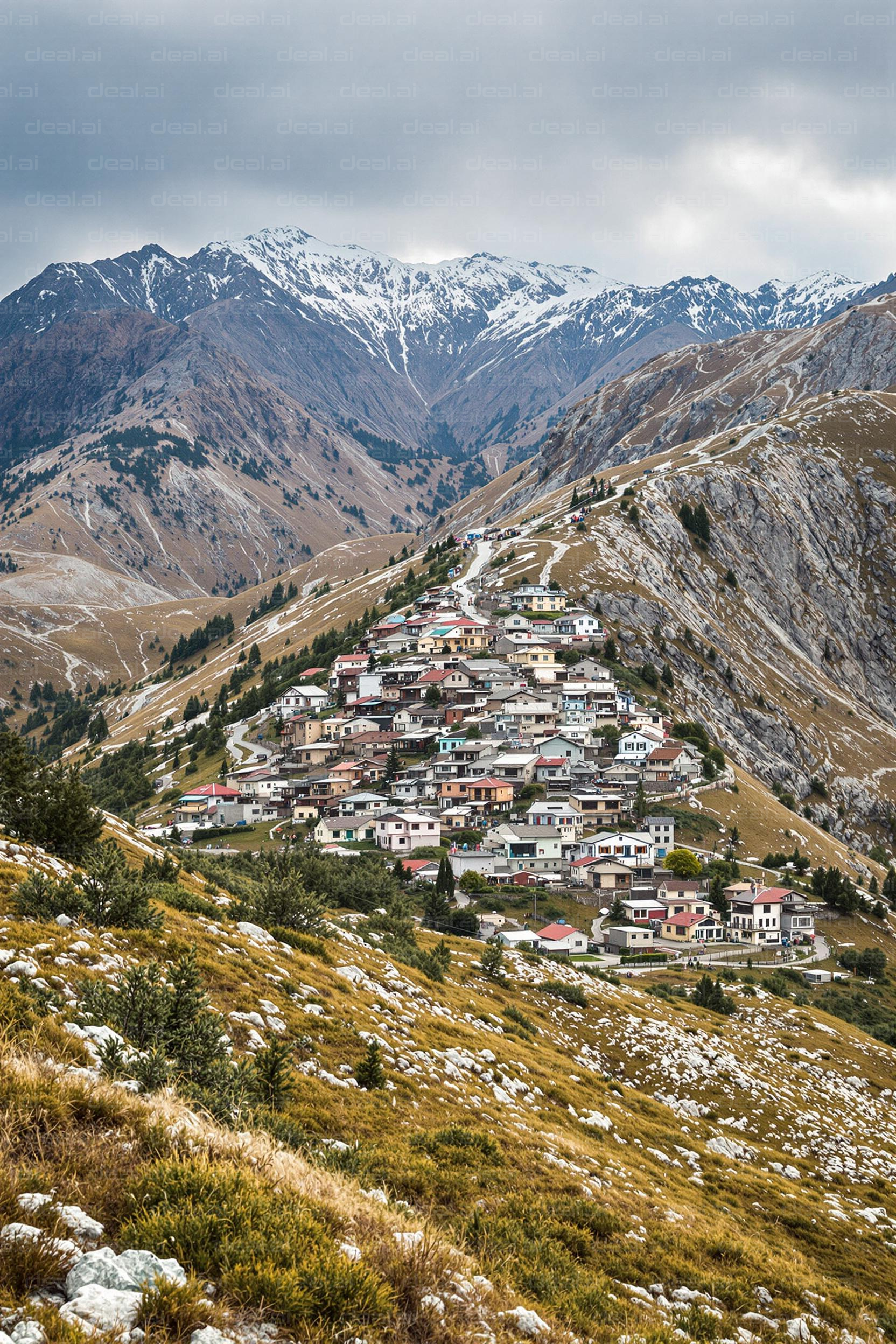 Mountain Village Panorama