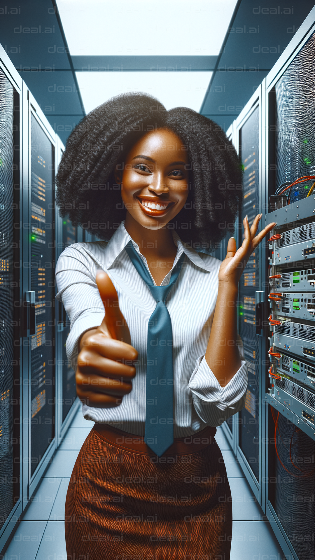 Tech Success: Thumbs Up in Data Center