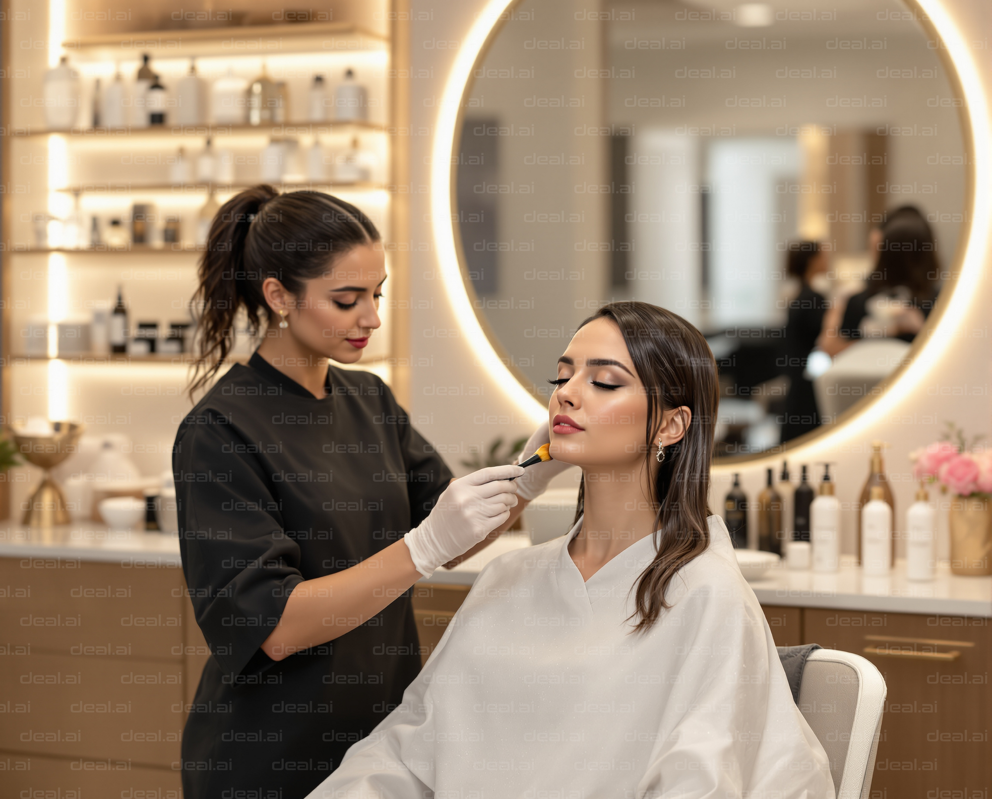 Elegant Makeup Session
