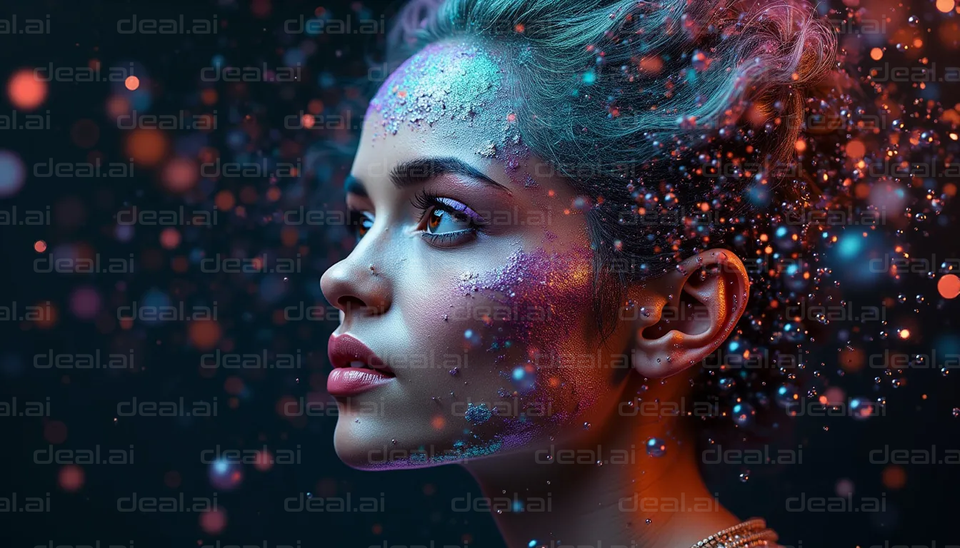 "Ethereal Beauty in Cosmic Dust"