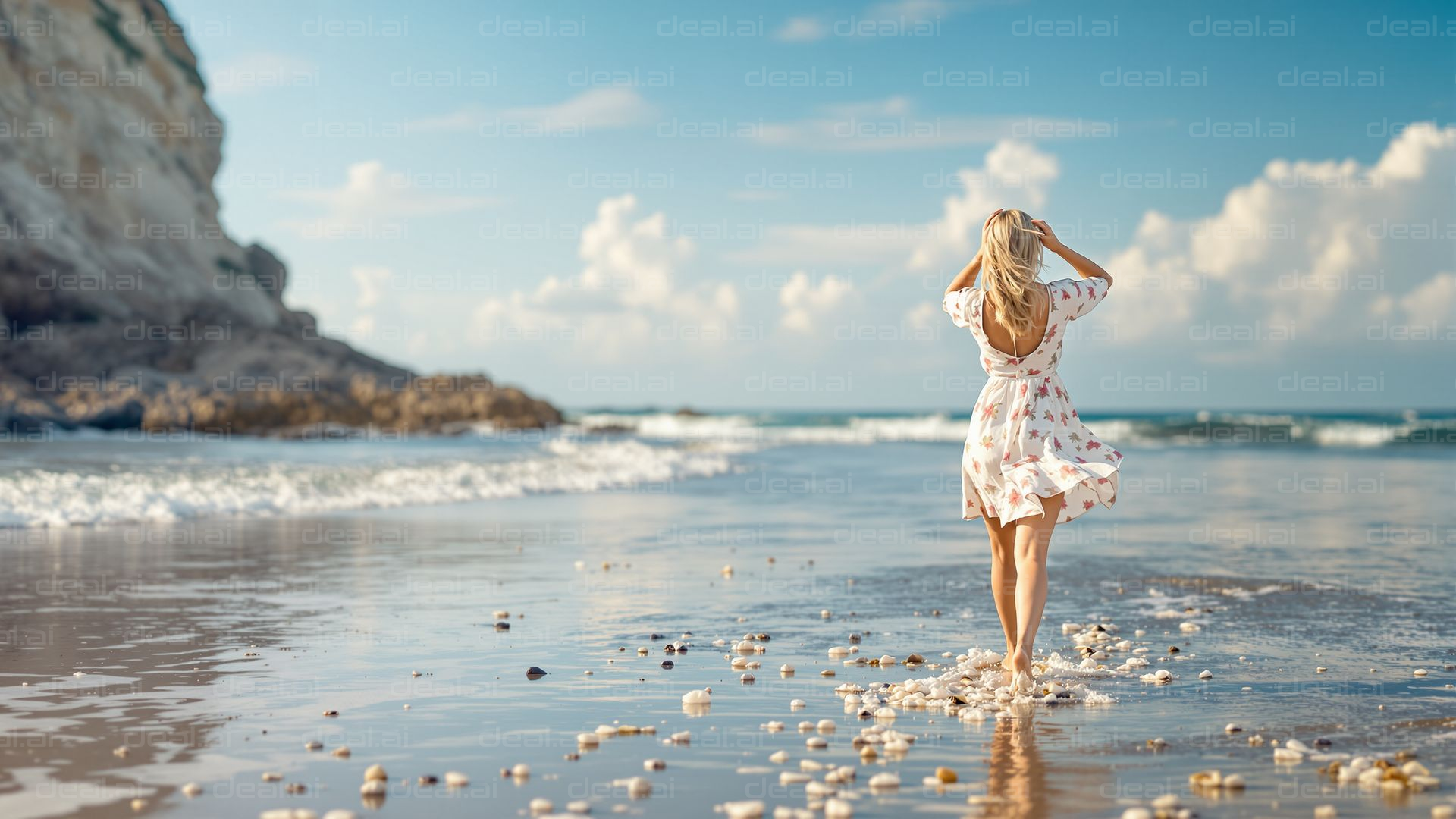 "Strolling Along the Shoreline"