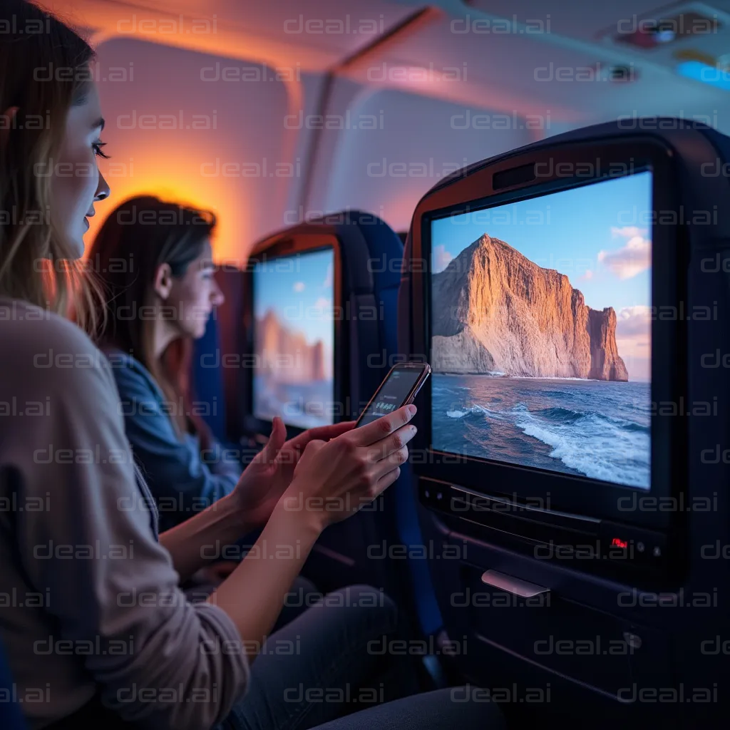 "Flight Entertainment Bliss"