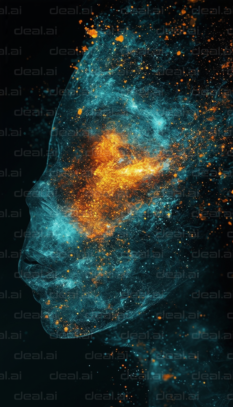 "Cosmic Face in the Stars"