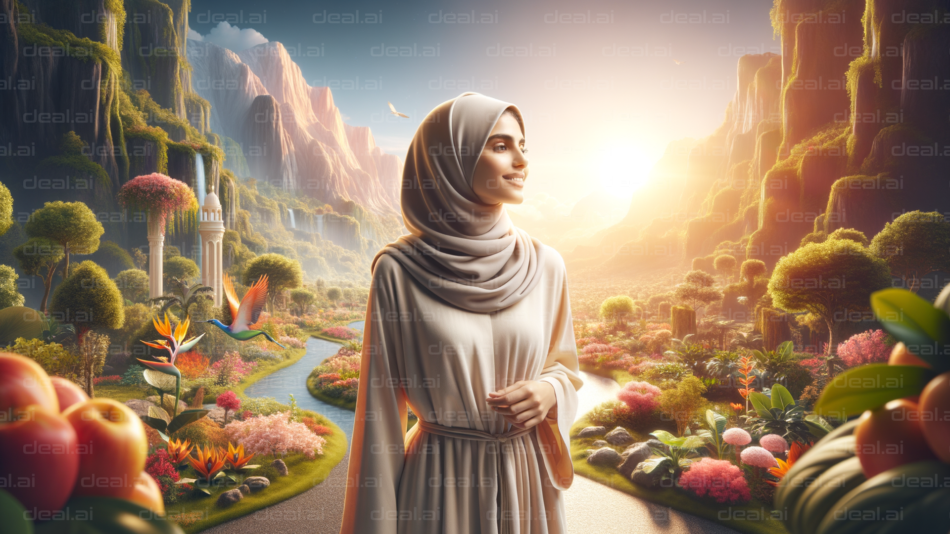 "Journey Through a Serene Paradise"