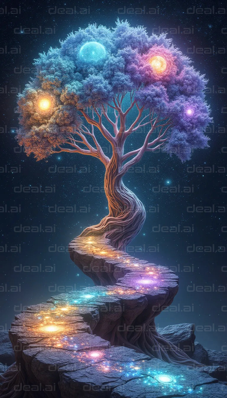 "Cosmic Tree of Light"