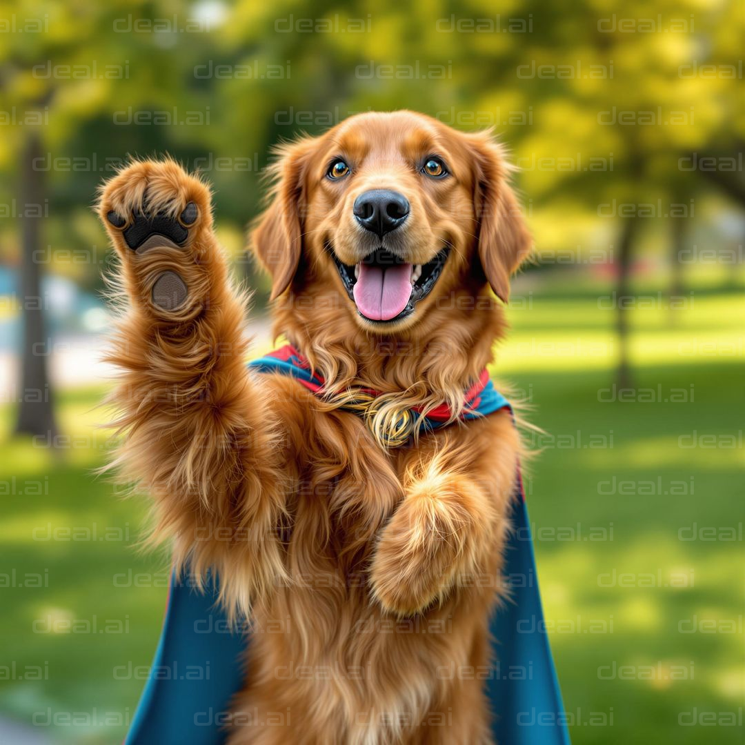 Super Pup in Action! 🐾