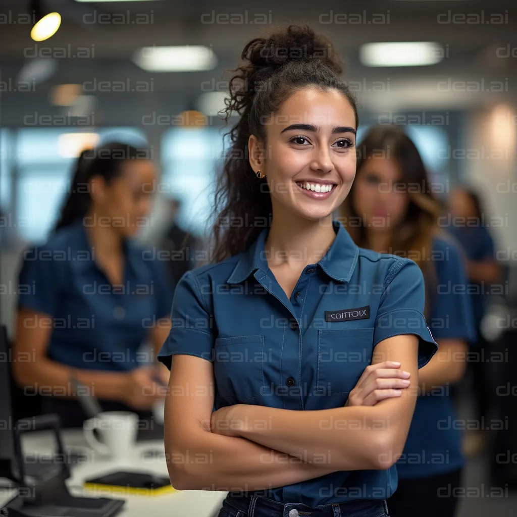 Confident Team Leader Smiling
