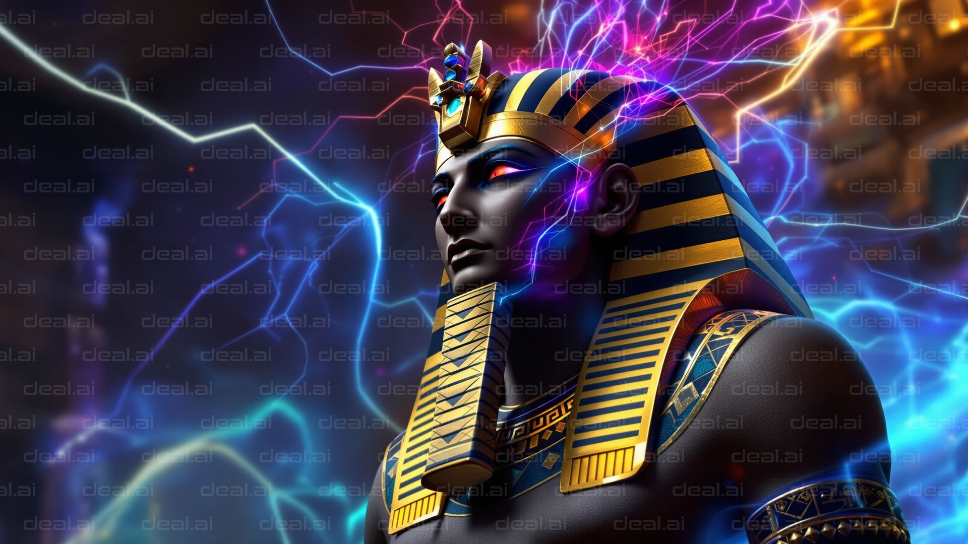 "Pharaoh's Electric Aura"