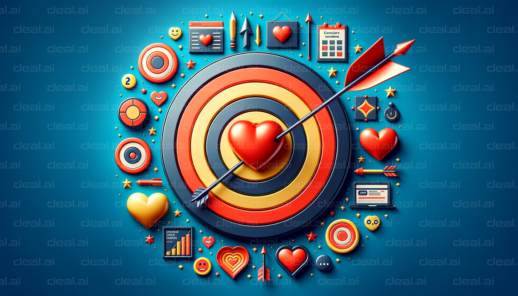 "Heart-Target Marketing Success"