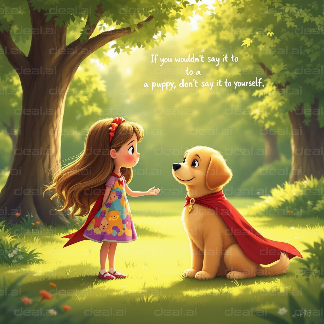 "Kind Words for You and Puppy"