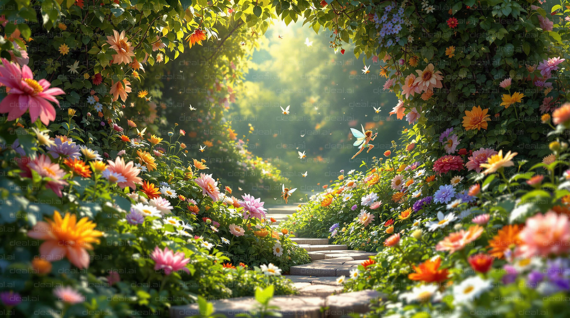 Enchanted Fairy Garden Pathway