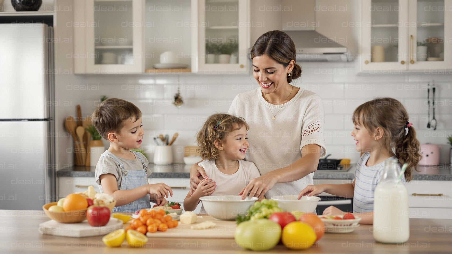 Family Cooking Fun in the Kitchen