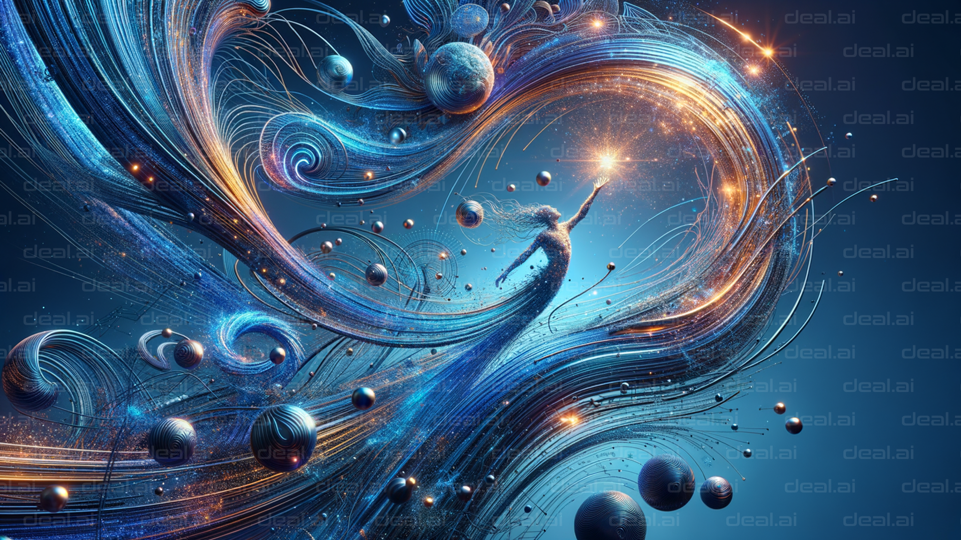 "Cosmic Harmony: A Dance of Stars"