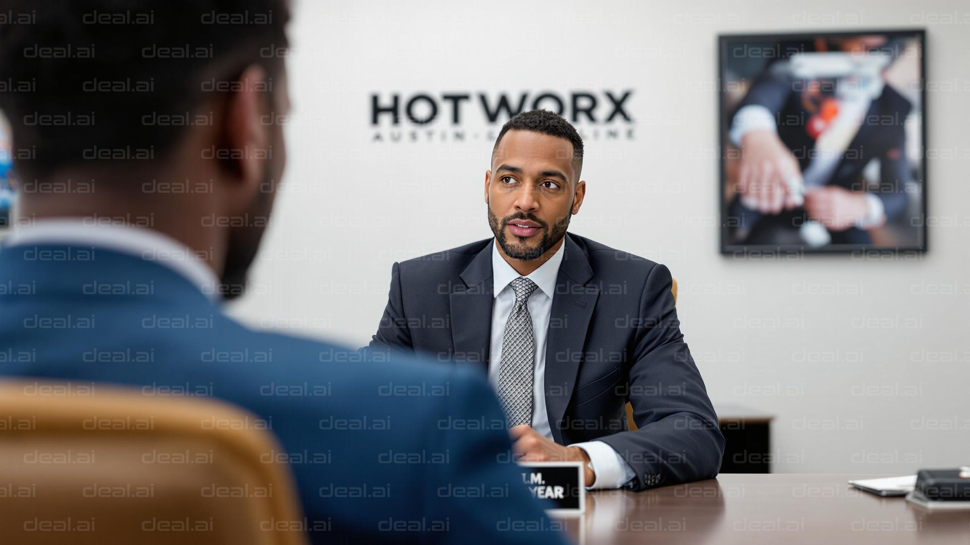 Business Meeting Discussion Scene