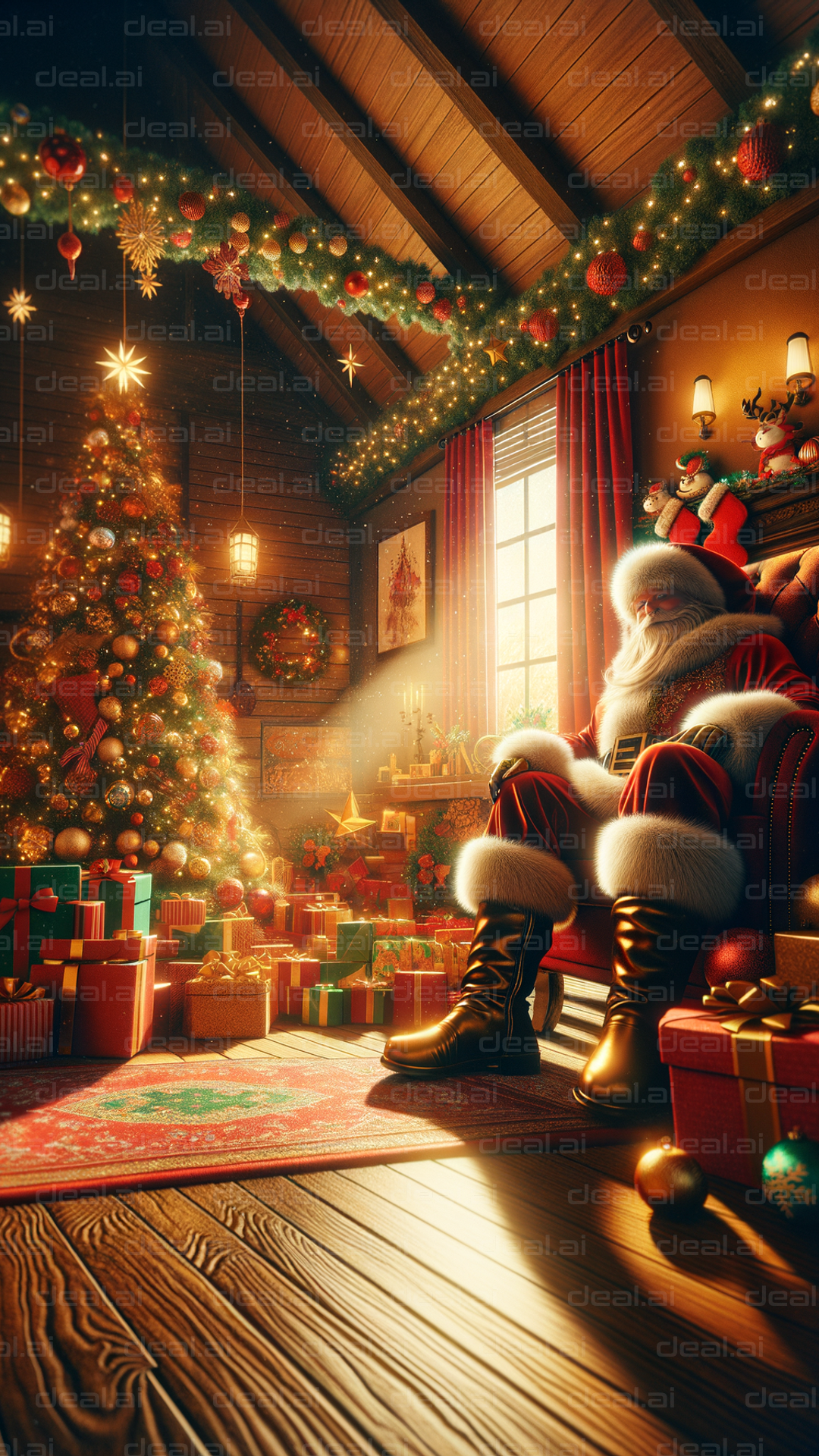 Cozy Christmas Wonderland Scene