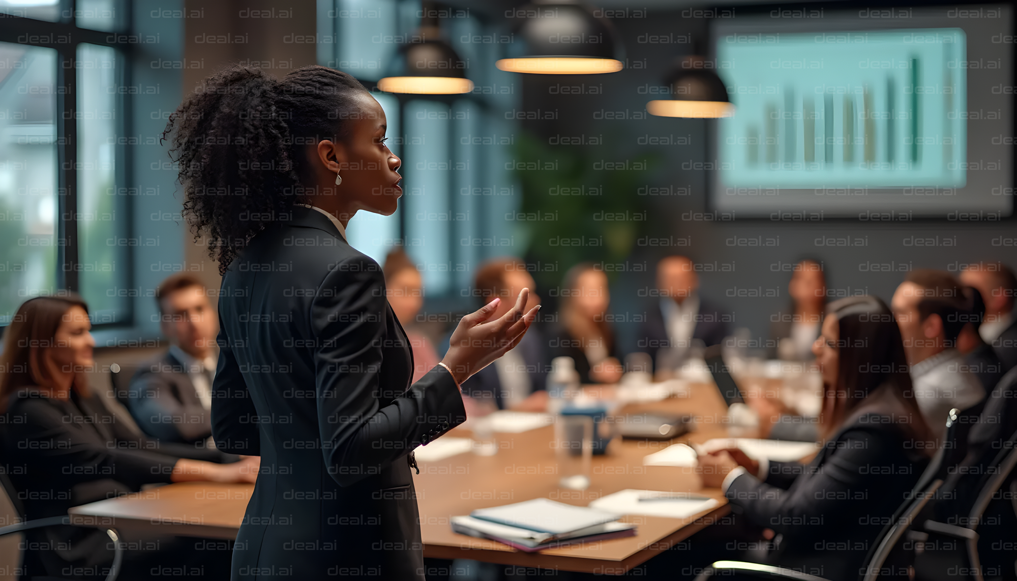 Business Presentation in Progress