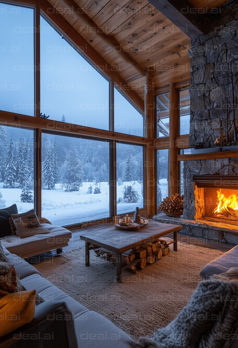 "Cozy Cabin Retreat with Winter Views"