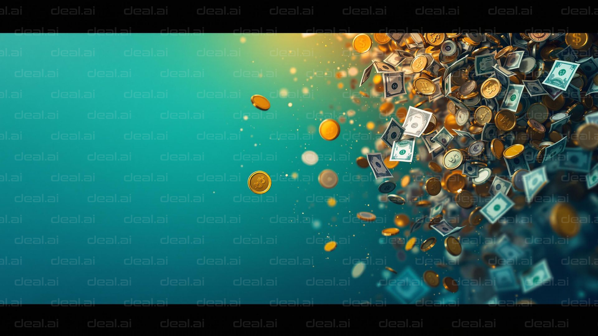 "Cascading Coins and Currency"