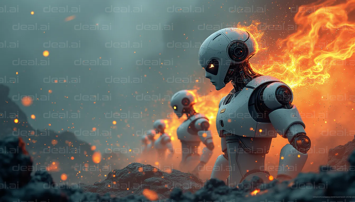 Robots Aflame: March of the Machines