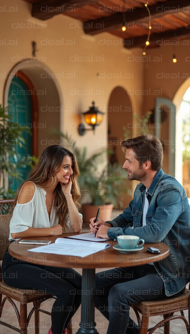 Cafe Meeting: Laughter and Conversations