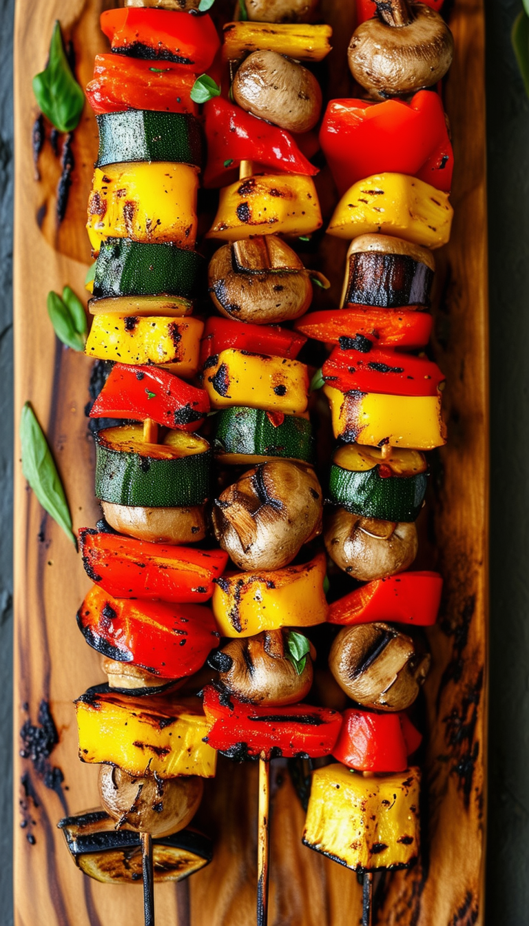 Grilled Vegetable Skewers Delight