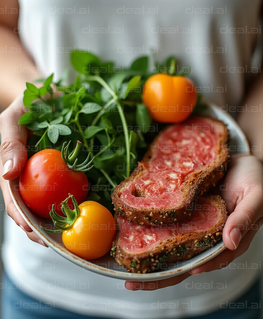 Fresh Garden Plate Delight