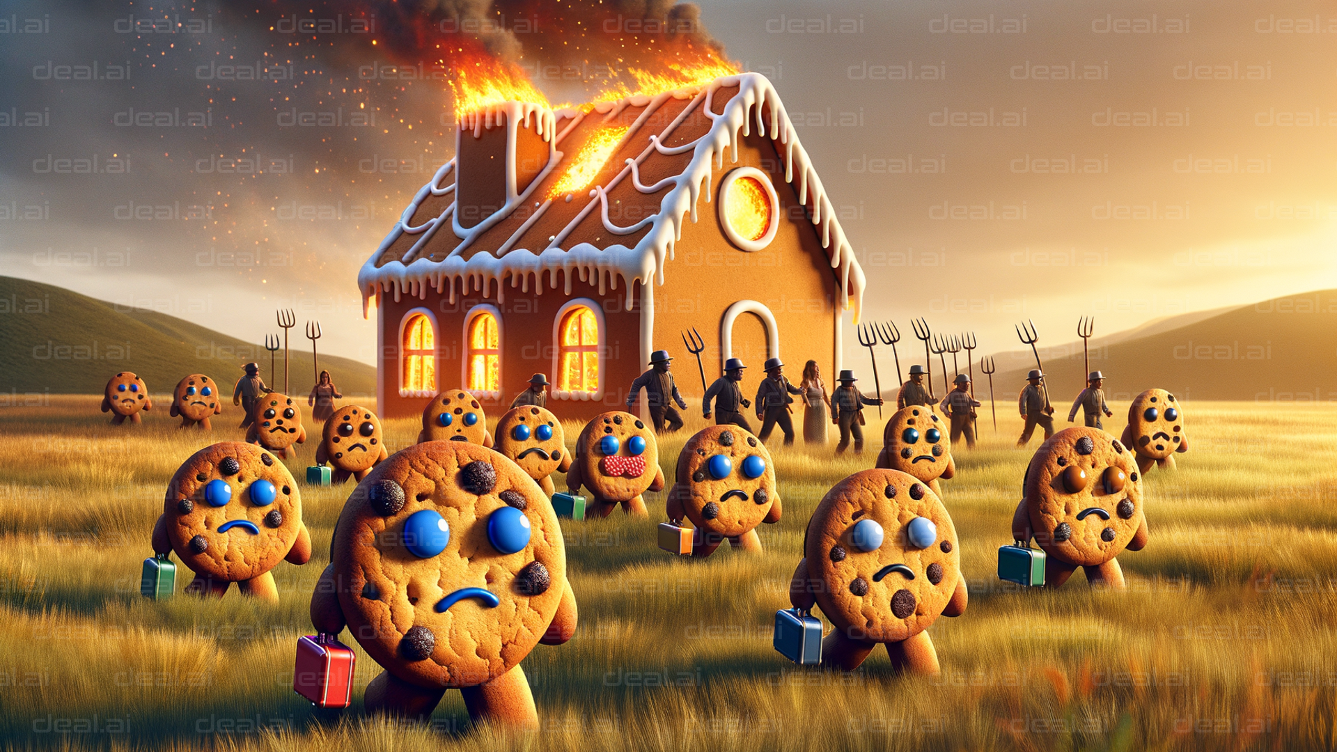 Cookie Exodus From Burning House