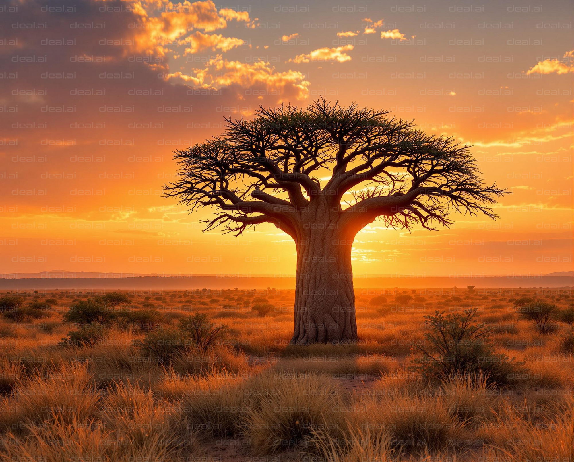 Baobab Sunset Splendor