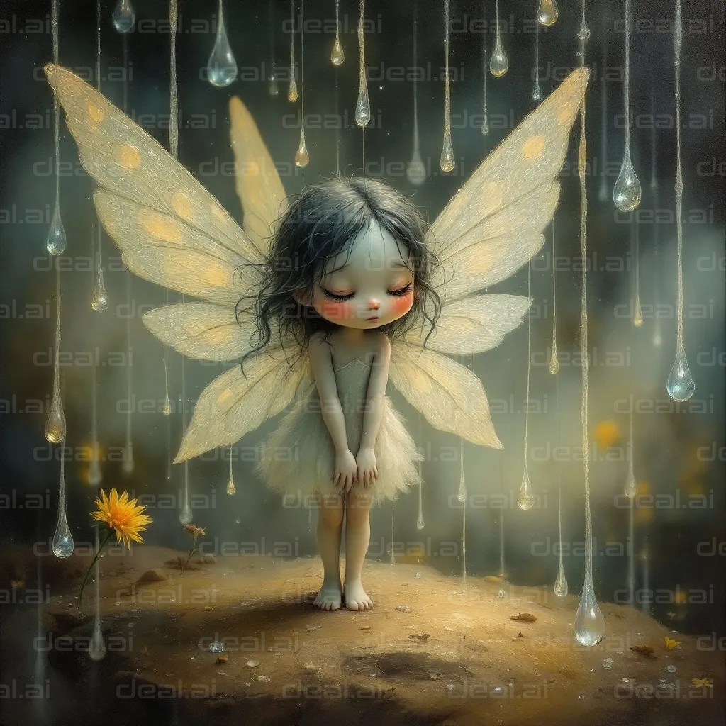 Fairy in the Raindrop Forest