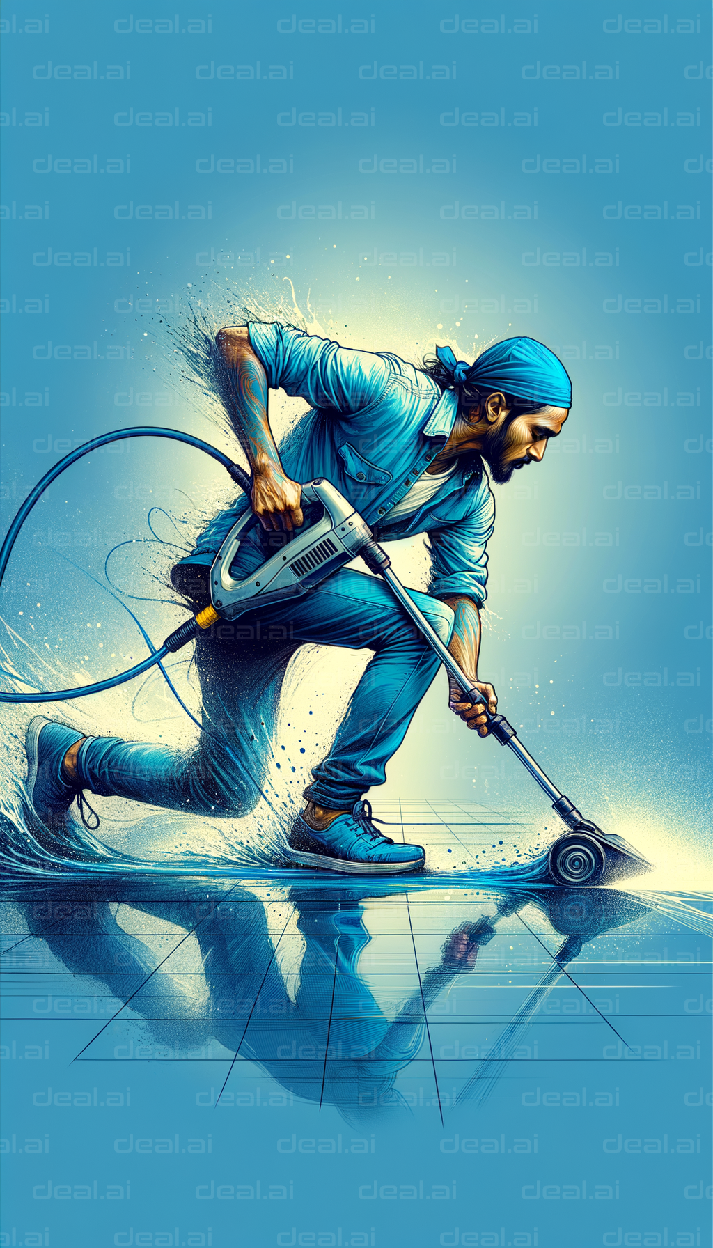 Dynamic Pressure Washing Action