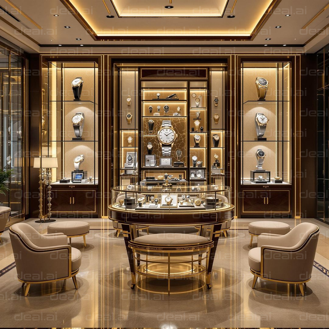 Luxury Watch Boutique Interior