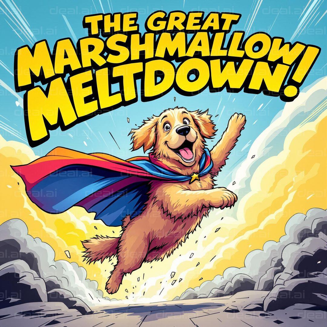 "Superdog in Marshmallow Meltdown!"