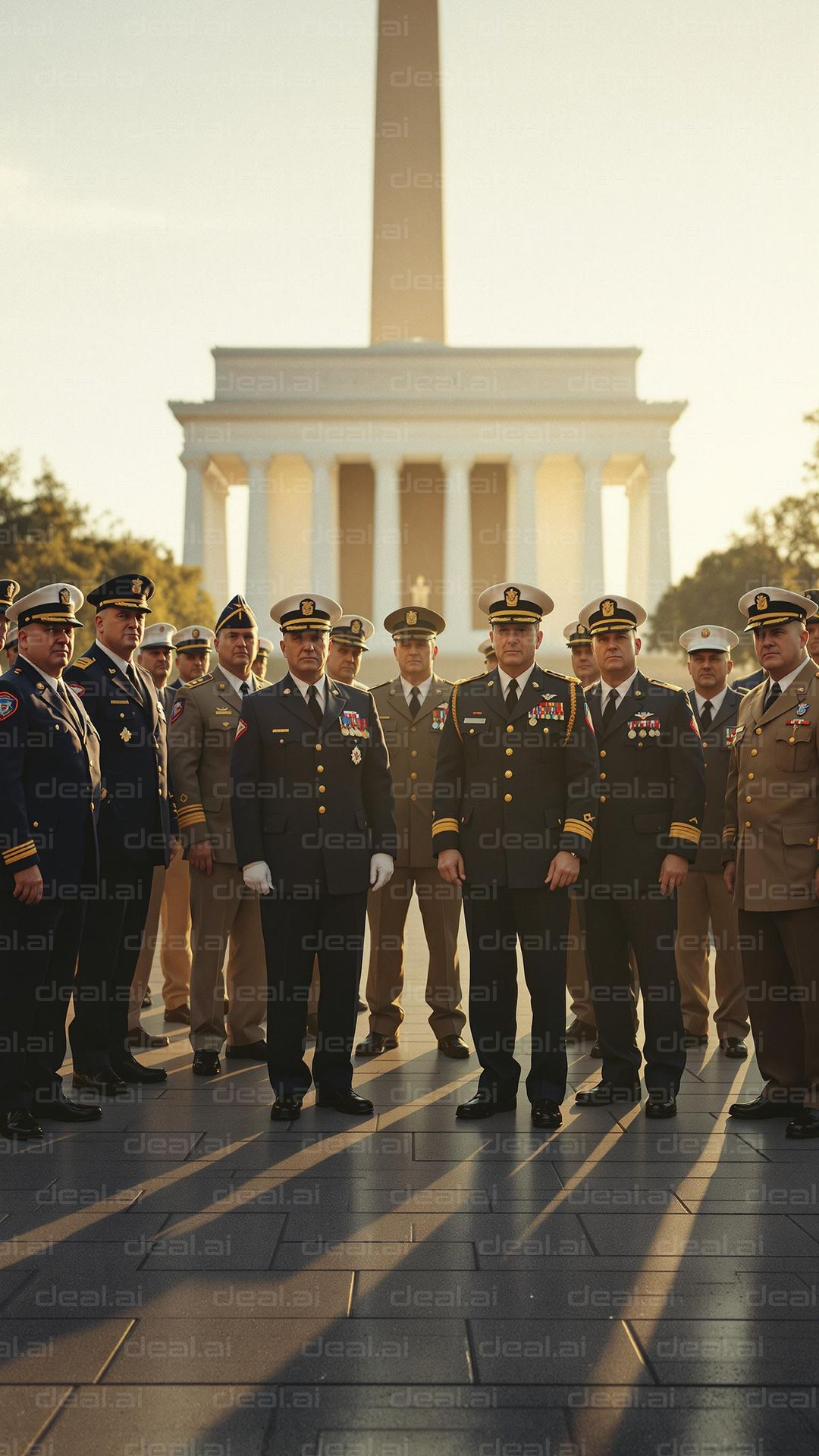 Uniformed Officers Gather in Honor