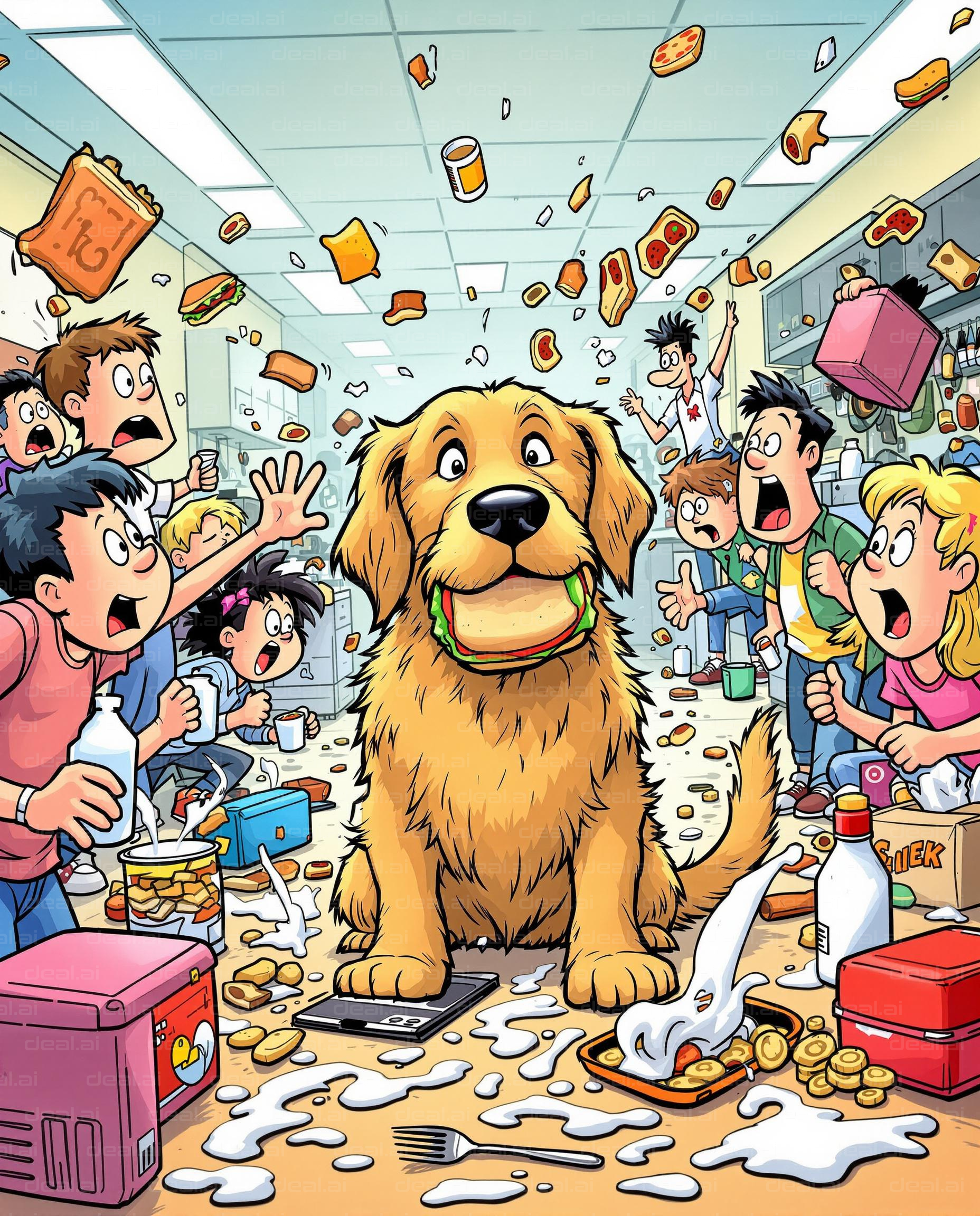 Chaos in the School Cafeteria!
