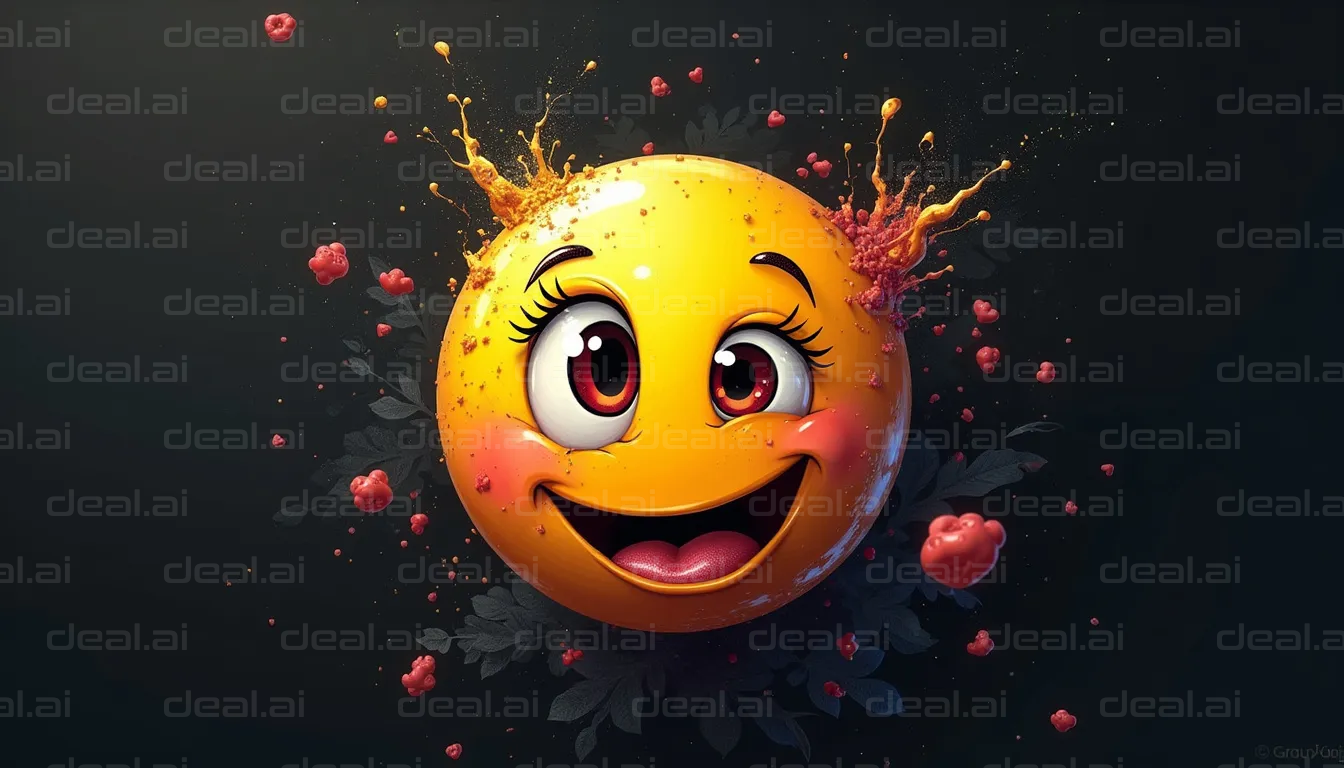 "Exploding Happy Emoji"