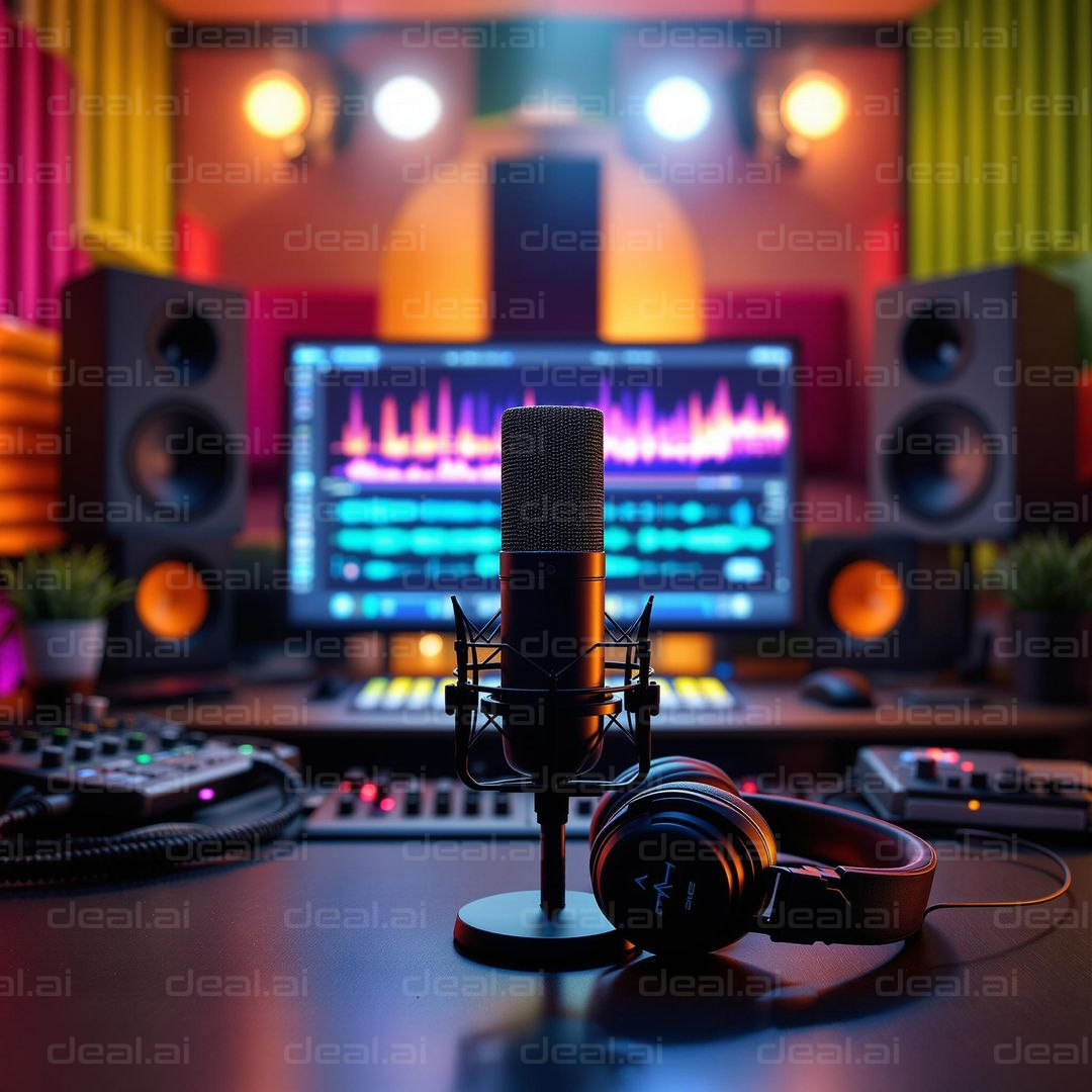 Vibrant Studio Setup