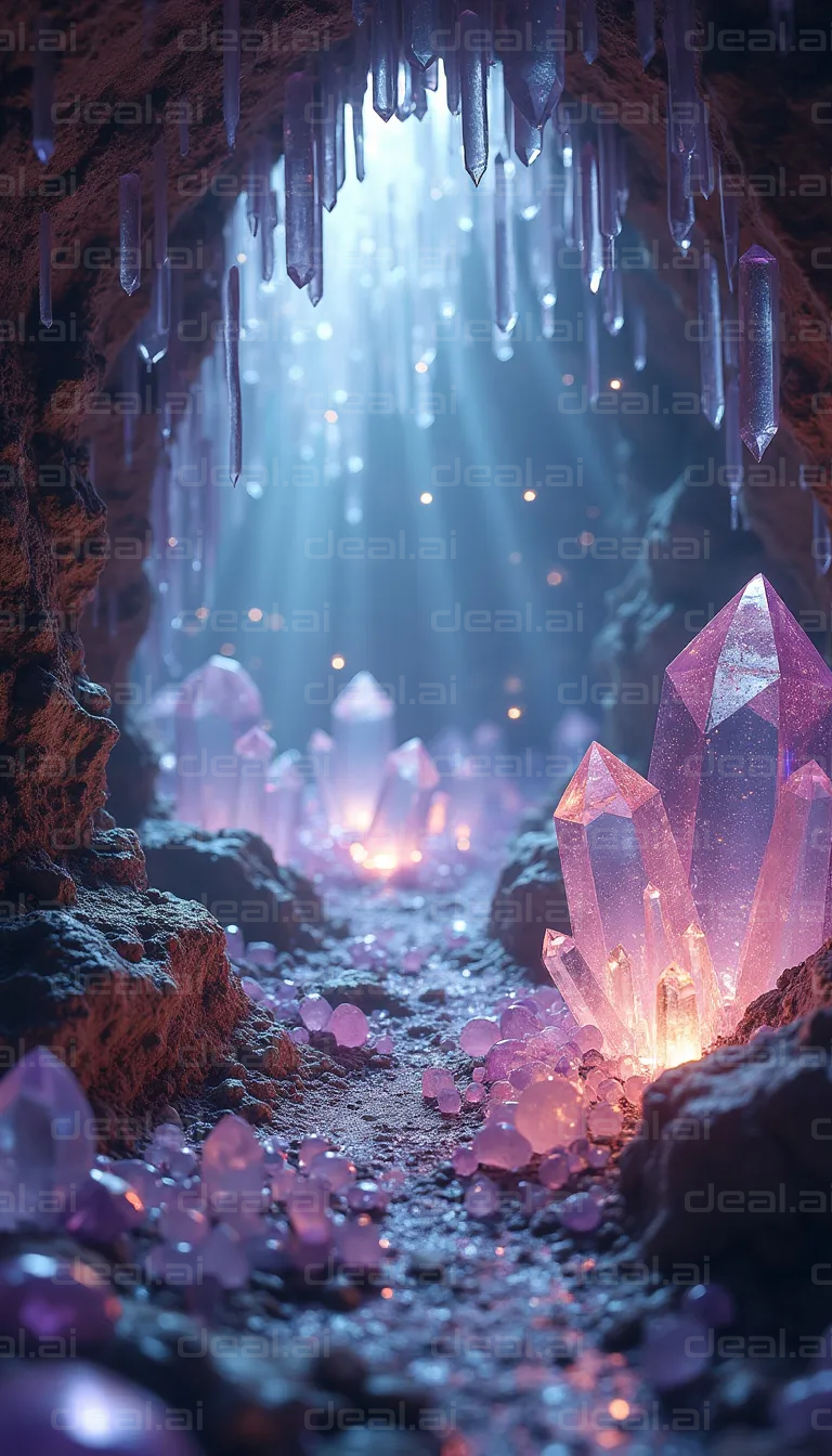 "Enchanted Crystal Cave"