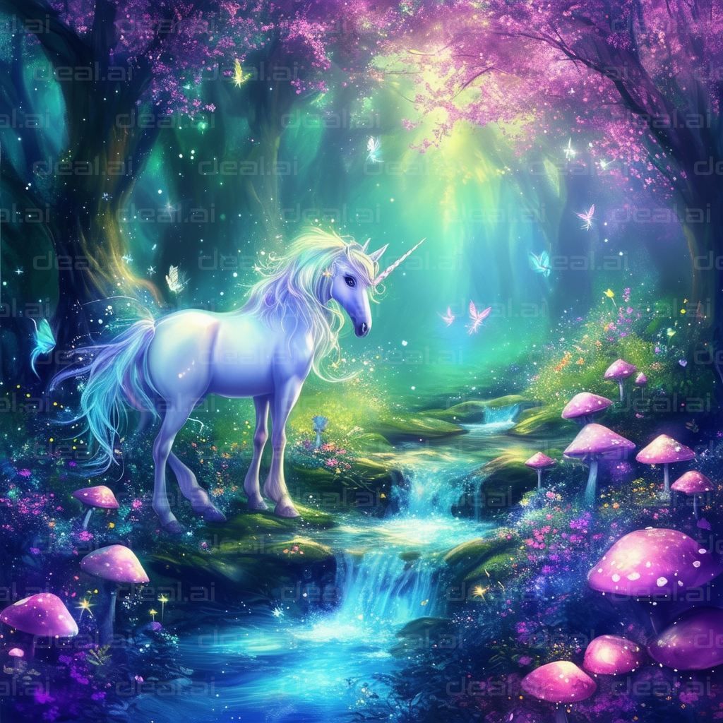 "Enchanted Forest Unicorn"
