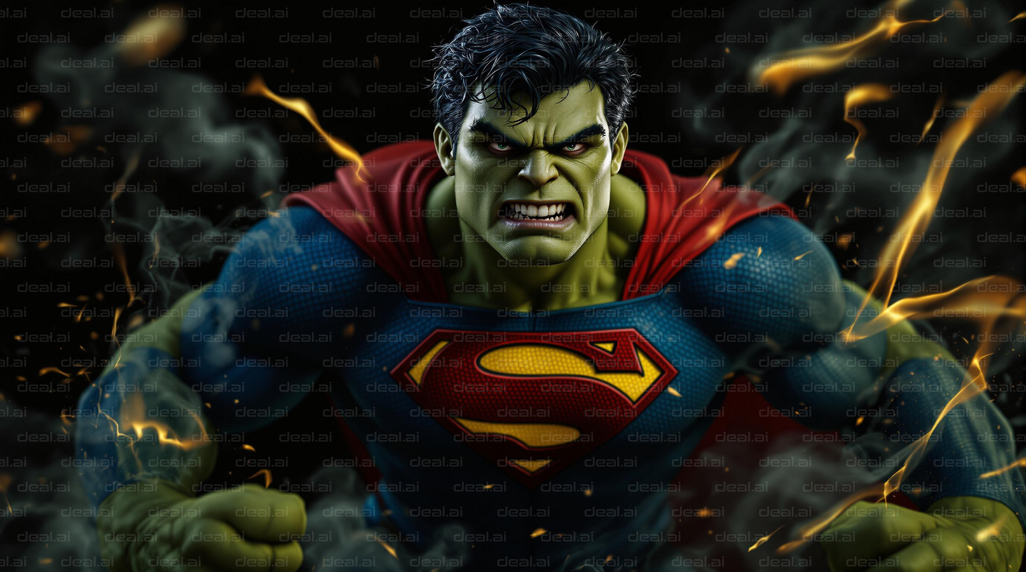 Hulk Superman Hybrid Rage