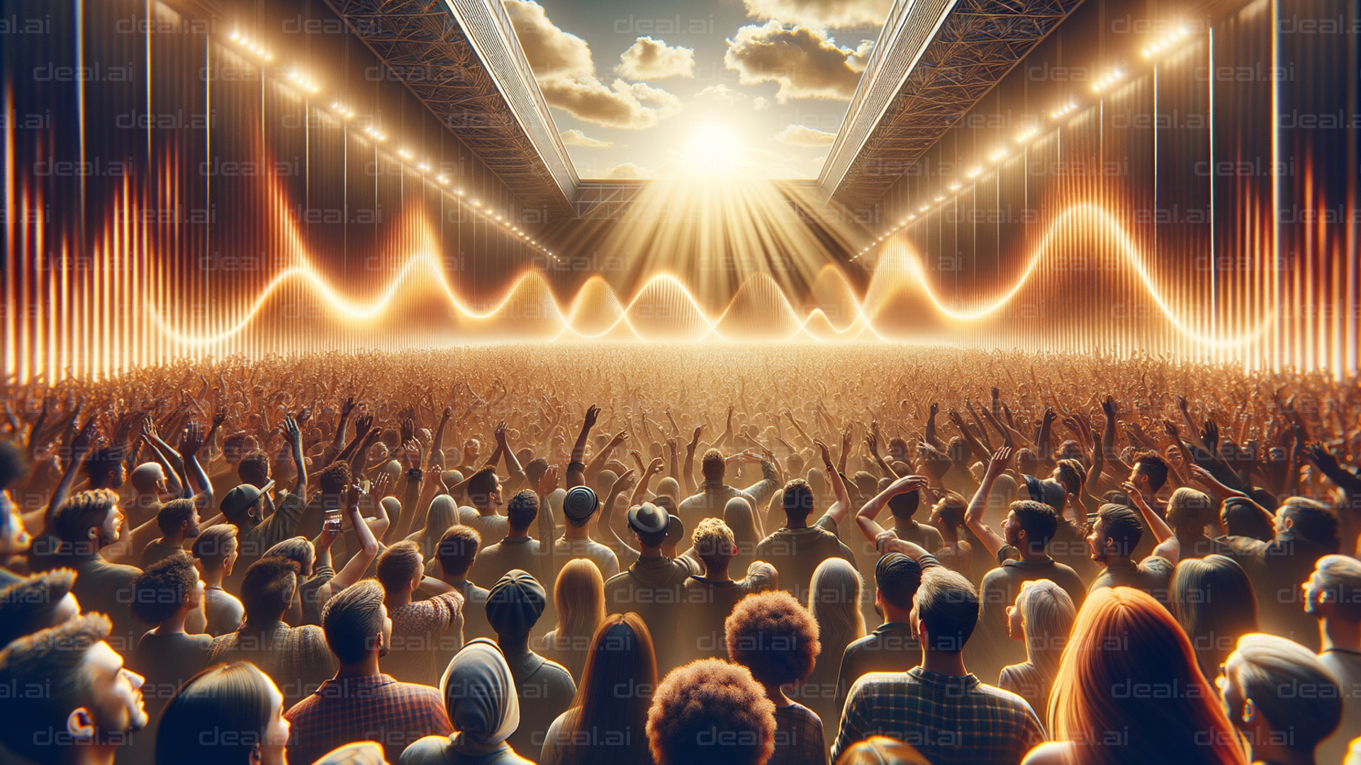 Epic Concert at Sunset Glow
