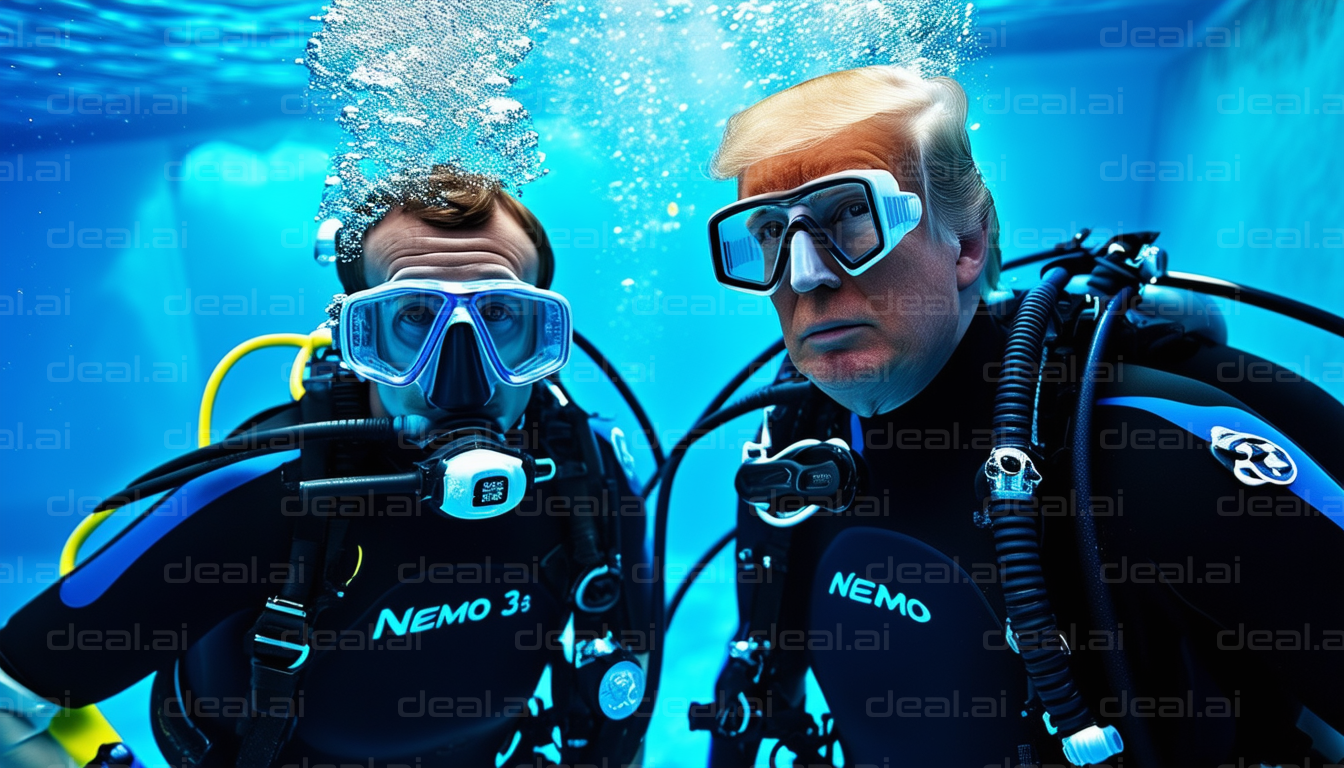 Underwater Adventure: Two Scuba Divers