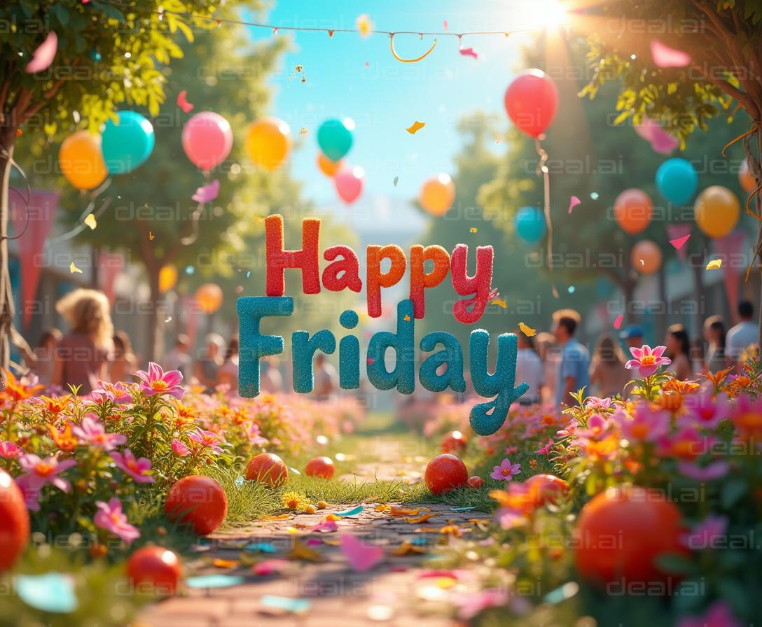 "Festive Friday in Bloom"