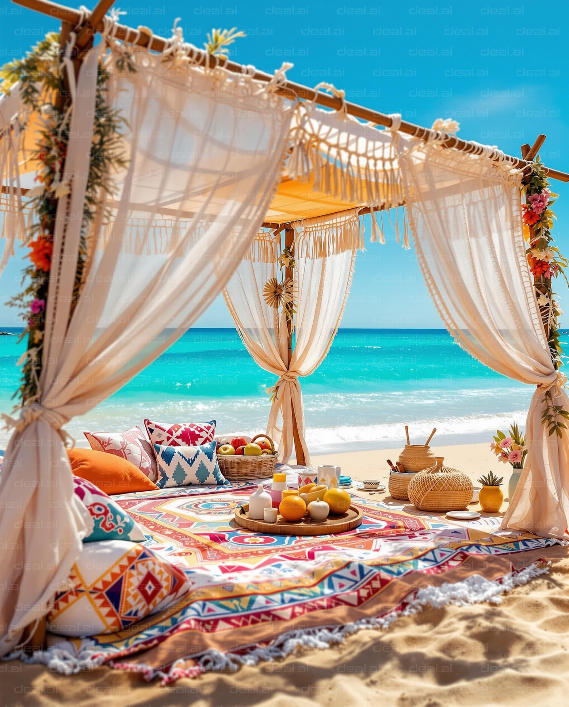 Beachside Boho Picnic Retreat