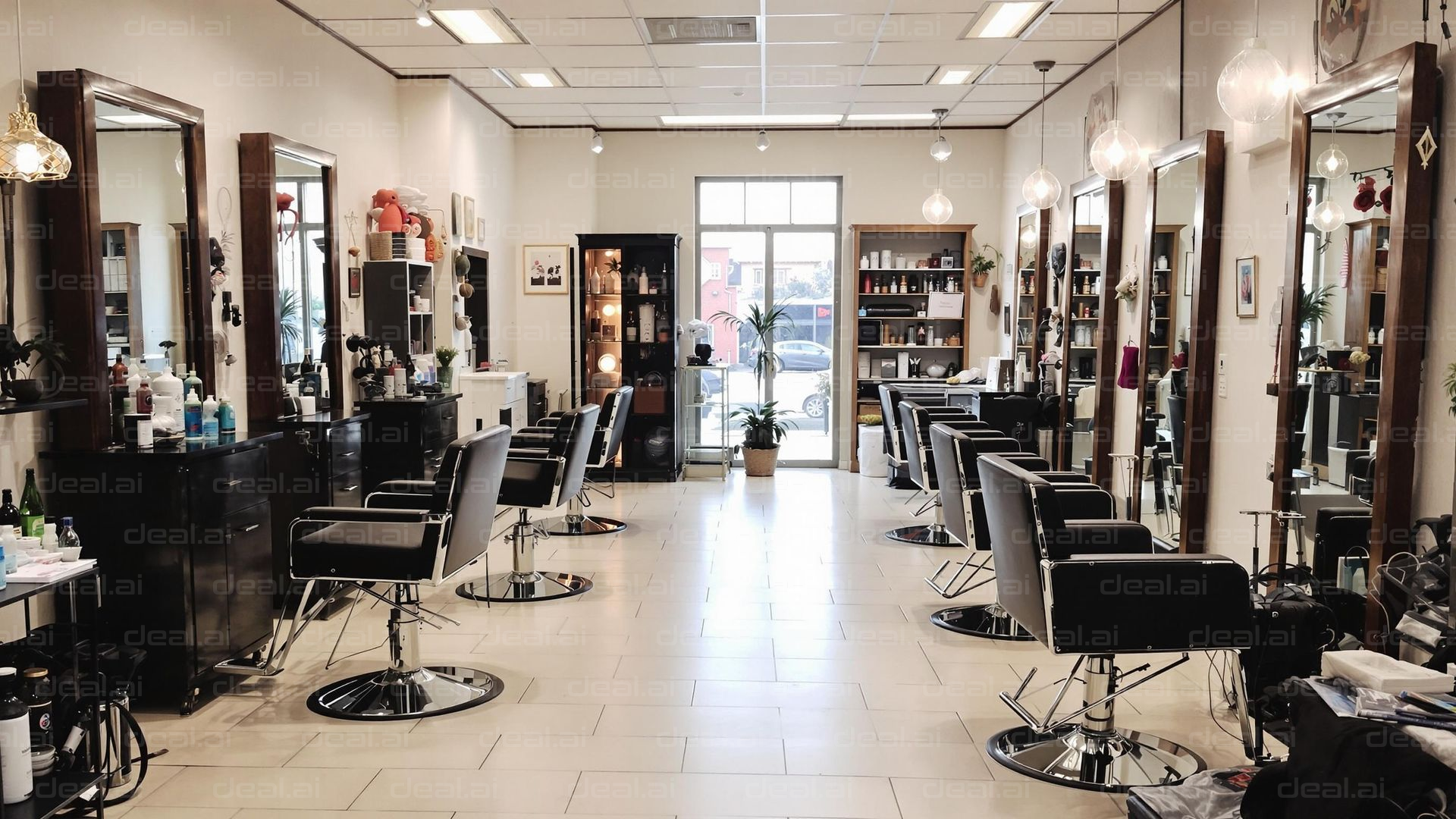 Modern Hair Salon Interior