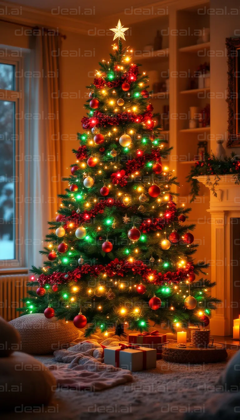 Cozy Christmas Tree Glow