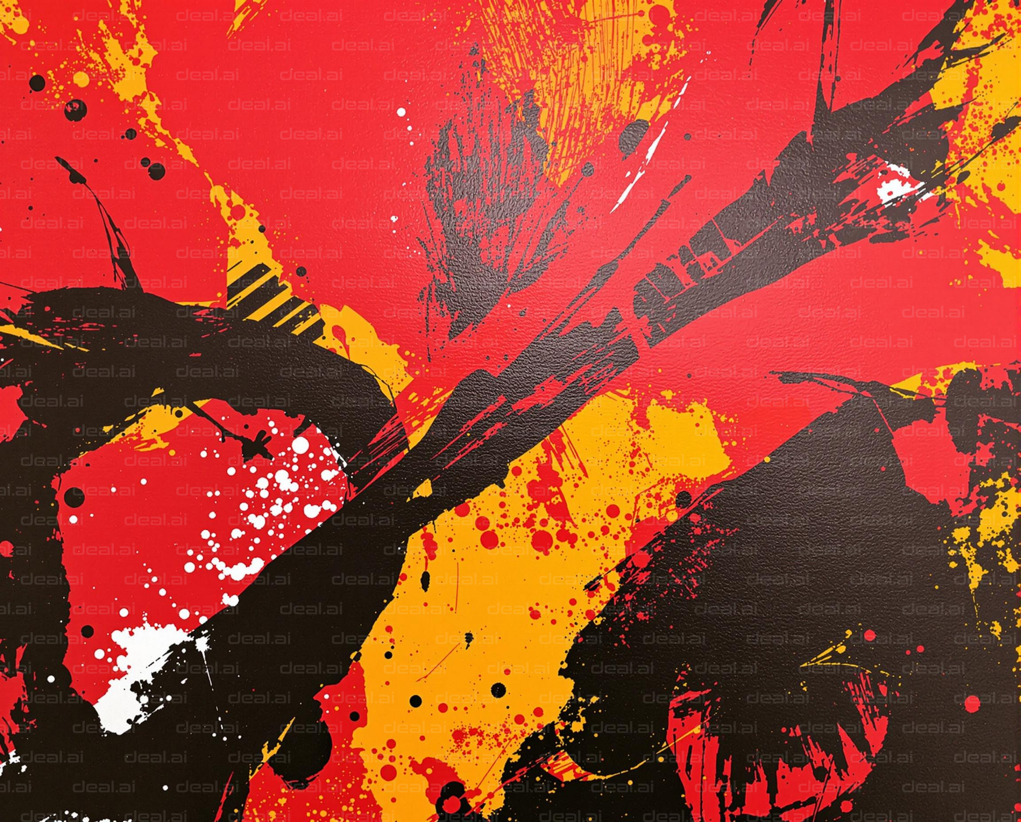 Vibrant Abstract Splash Art