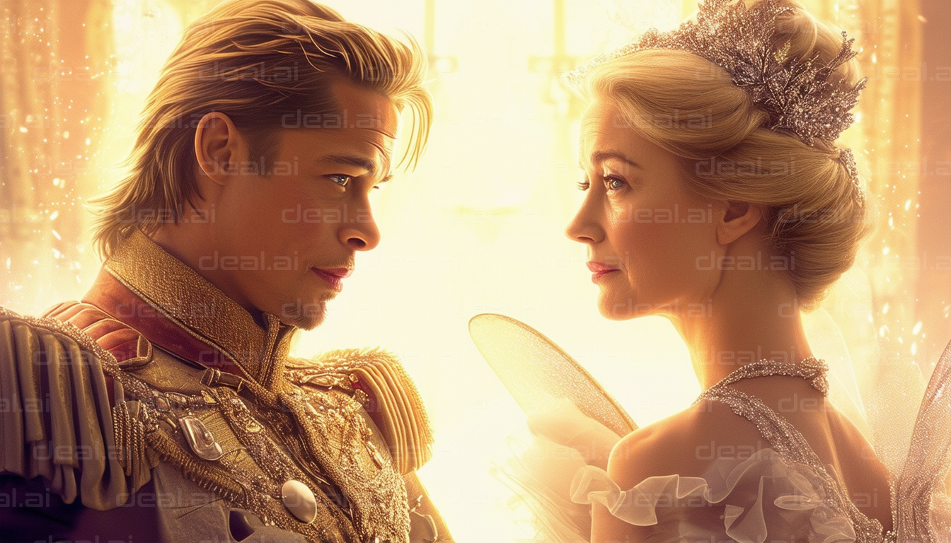 "Enchanted Royal Encounter at Twilight"