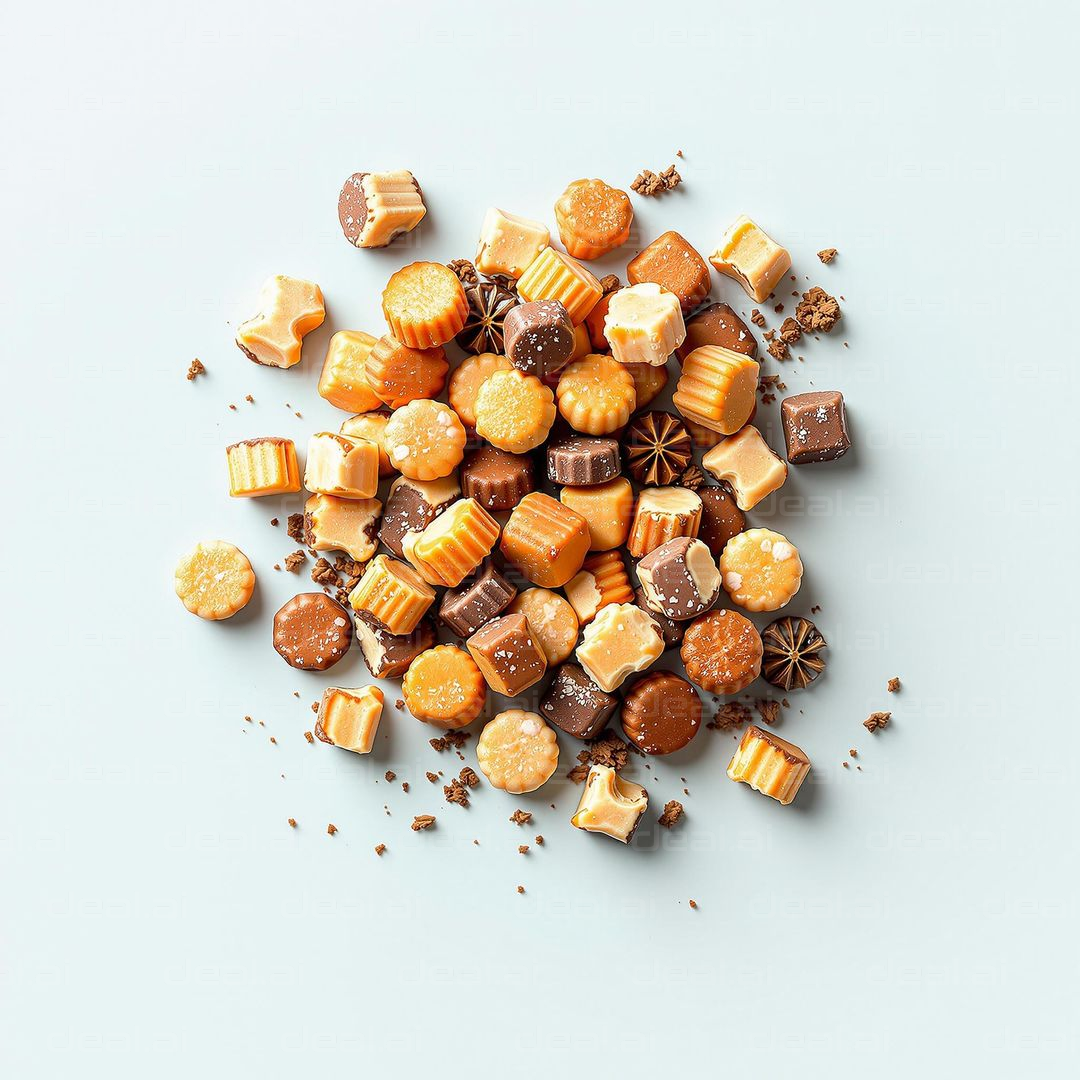 Assorted Caramel Candies Delight