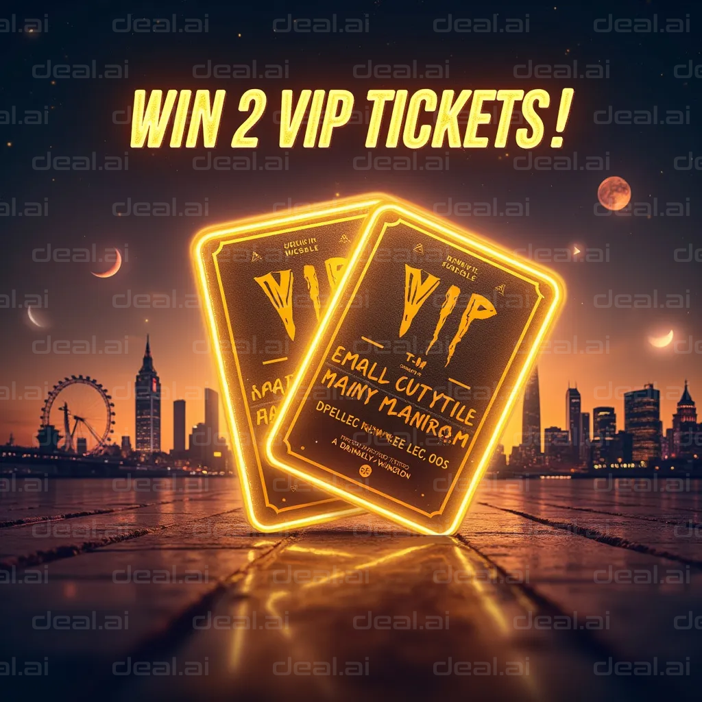 "Win 2 VIP Tickets to the Event!"